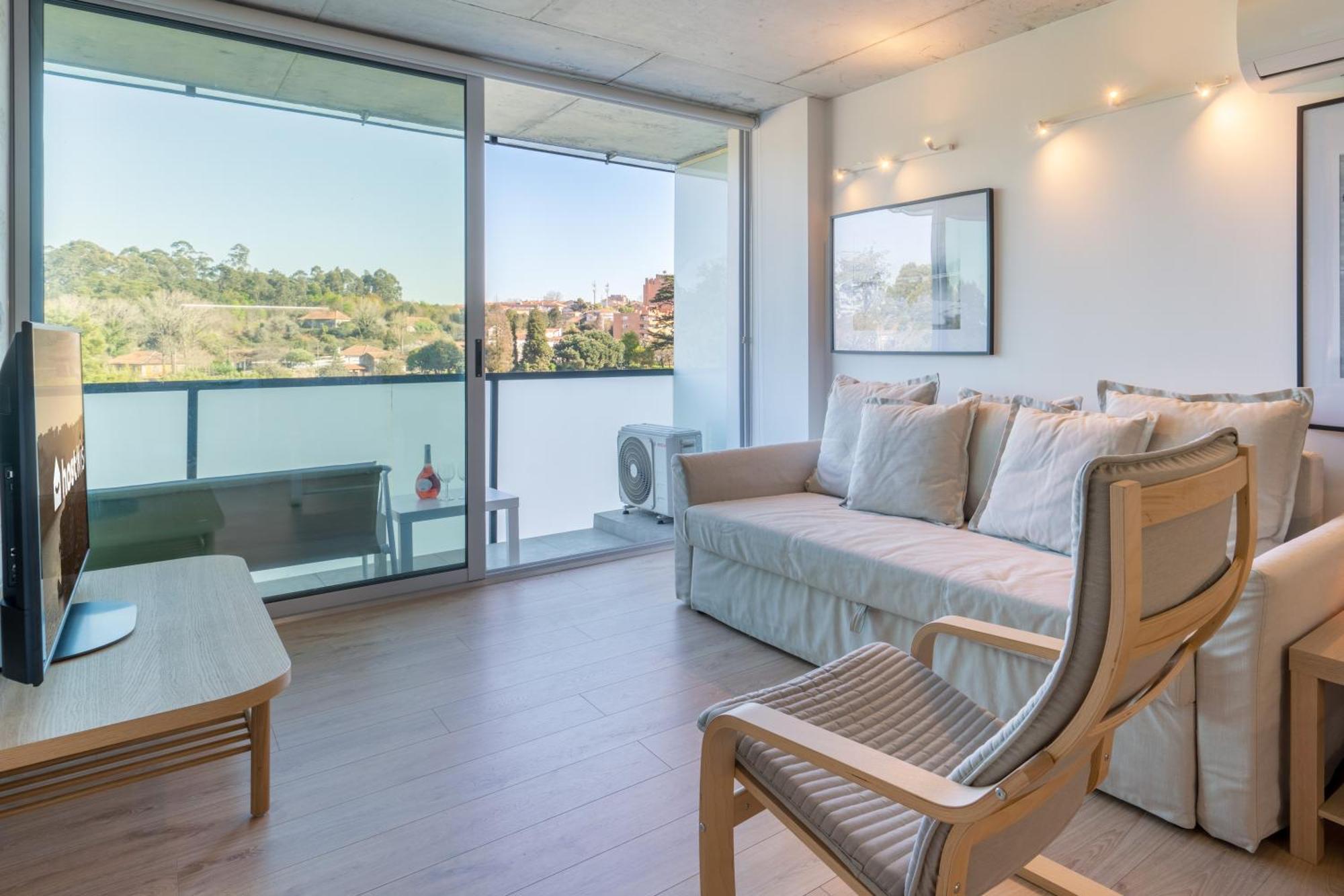 Host Wise - Luxurious Impressive Apartment - Balcony And Pool Vila Nova de Gaia Pokój zdjęcie